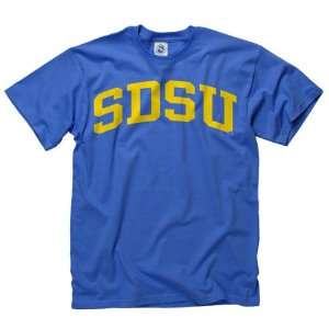  South Dakota State Jackrabbits Royal Arch T Shirt: Sports 