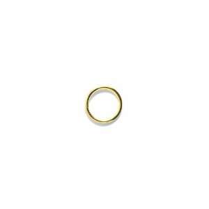  Shipwreck Beads Plated Brass Jump Ring, 12 mm, 16 Gauge 