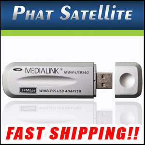 MediaLink Wirelss USB Internet Adapter Wireless G MWN USB54G 802.11G 