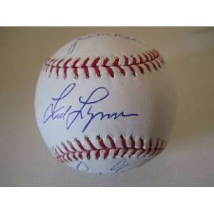  Jim Rice, Fred Lynn, Dwight Evans Signed Baseball: Sports 