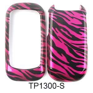   PHONE CASE COVER FOR KYOCERA LUNO S2100 TRANS HOT PINK ZEBRA PRINT