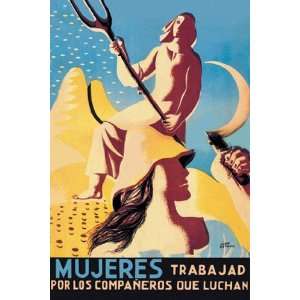   Por Los Companeros Que Luchan   Poster (12x18)