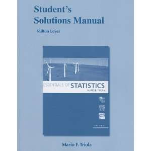   for Essentials of Statistics [Paperback] Milton F. Loyer Books