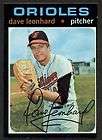 1971 71 Topps High Number #716 Dave Leonhard NM Orioles