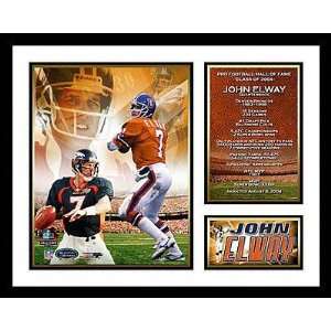 John Elway Denver Broncos Framed Career Milestone Collage  