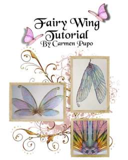 OOAK Fairy Wings Tutorial + 13 Sheets of Wings  