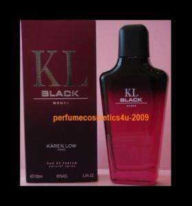KL BLACK WOMEN KAREN LOW PERFUME 3.4 OZ EDP SPRAY NIB  