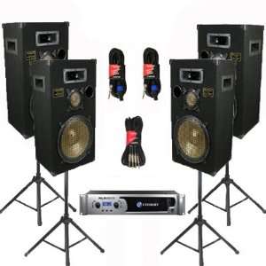   , Stands and Cables DJ Set New CROWNPPB12SET6 Musical Instruments