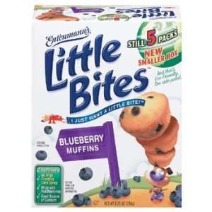 Entenmanns Little Bites 5 ct Blueberry Muffins 8.25 oz (Pack of 6 