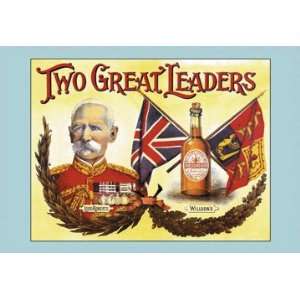   Leaders  Lord Roberts and Wilsons 12X18 Art Paper with Black Frame
