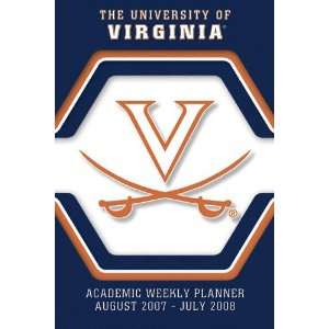 Virginia Cavaliers 2007 08 5 x 8 Academic Weekly Assignment Planner