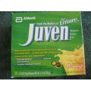 Juven Therapeutic Nutrition Drink   14 packets   0.85 oz each   Orange 