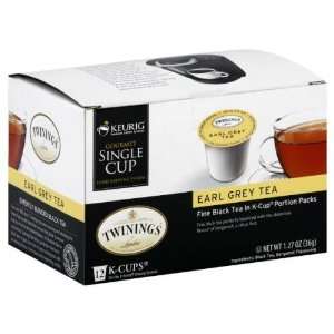 Twining Tea, Tea 12Kcup Earl Grey, 1.27 Grocery & Gourmet Food