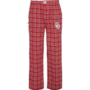  Oklahoma Sooners Youth Match up Flannel Pants: Sports 