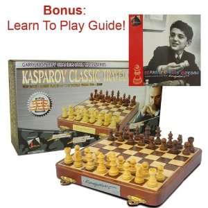  Kasparov Classic Travel Themed Chess Set Toys & Games