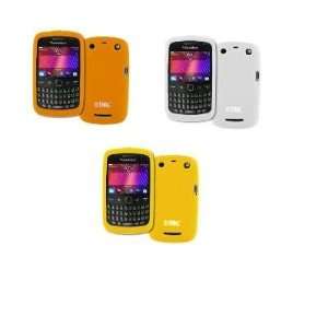  EMPIRE Blackberry Curve 9360 3 Pack of Silicone Skin Case 