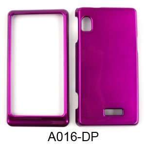   Purple Leather Finish Design Snap on Case Cell Phones & Accessories