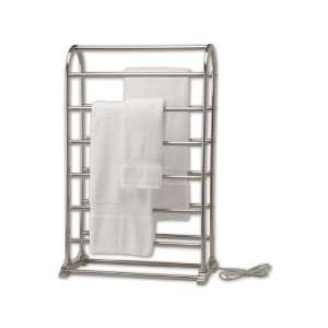   Freestanding Towel Warmer and Drying Rack, Chrome: Home & Kitchen