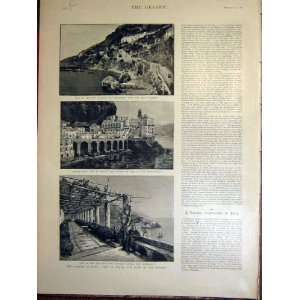  Landslip Italy Amalfi Denbigh Volunteers Paget 1899