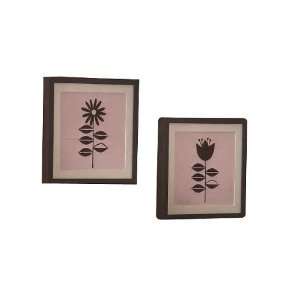  Lambs and Ivy Flower Power Wooden Wall Decor: Baby