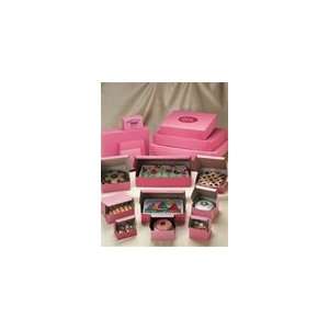    Southern Champion Pink Bakery Boxes   7 x 7 x 4: Home & Kitchen