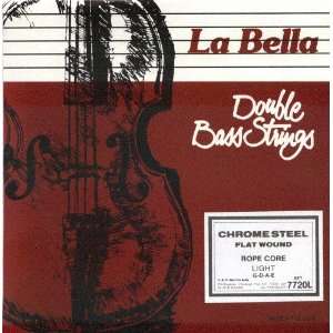  La Bella Acoustic Bass Professional Series Chrome Steel 