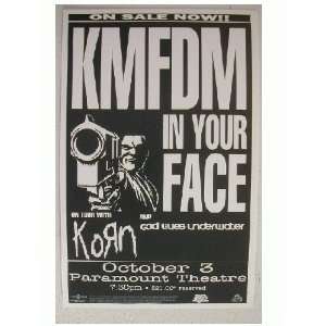  KMFDM Poster Handbill MDFMK K M F D M 