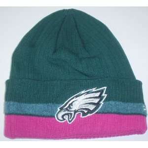   Cuffed Reebok Knit Hat   Breast Cancer Awareness: Sports & Outdoors