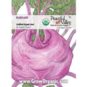  Organic Kohlrabi Seed Pack: Patio, Lawn & Garden