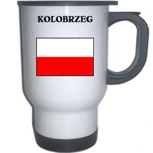  Poland   KOLOBRZEG White Stainless Steel Mug Everything 