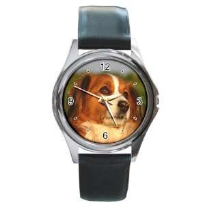  kooikerhondje 5 Round Leather Watch CC0713: Everything 