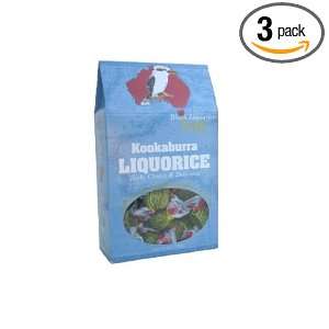 KooKaburra Licorice, Licorice Taffy Gift Box, 8 Ounce Boxes (Pack of 3 