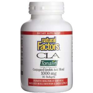  Natural Factors CLA Tonalin1,000 mg Softgels Health 