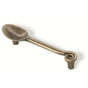  Siro Designs Spoon Pull (SD83154) Antique Brass 96mm: Home 