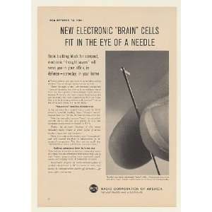  1960 RCA Electronic Computer Logic Circuit Eye Needle 