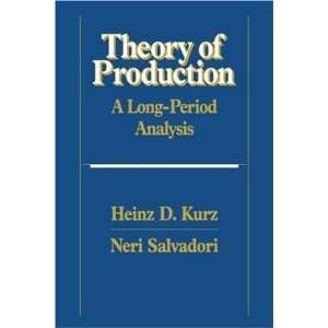  Theory of Production A Long Period Analysis [Paperback 