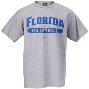  Nike Florida Gators Ash Volleyball T shirt: Sports 