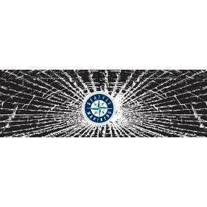   Seattle Mariners Shattered Auto Rear Window Decal