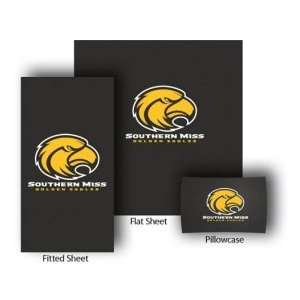    Southern Miss Golden Eagles Twin Size Sheet Set