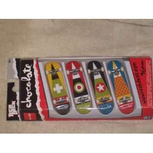  TECH DECK 4 PACK FINGERBOARD (CHOCOLATE) Toys & Games