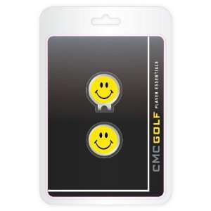 CMC Golf Smiley Face Cap Clip Clamshell Pack Sports 