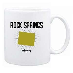  New  Rock Springs Usa State   Star Light  Wyoming Mug 