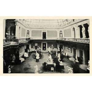  1914 Print Fine Art Gallery Santiago Chile Palacio Bellas 