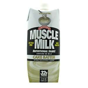  CytoSport  Muscle Milk 17oz, Cake Batter (12 pack) Health 