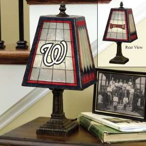  Washington Nationals Hand painted Glass Lamp: Home 