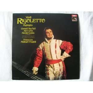  ASD 2595 Verdi Rigoletto Rome Oaelli LP Francesco 