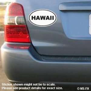  HAWAII EURO OVAL   STICKER DECAL   #S035 Automotive