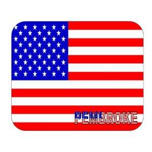  US Flag   Pembroke, Massachusetts (MA) Mouse Pad 