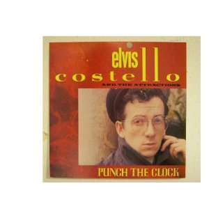 Elvis Costello Poster Punch The Clock:  Home & Kitchen