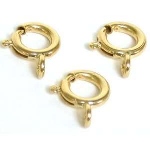 Spring Ring Clasps 3 Big 14K Gold Clasp: Home & Kitchen